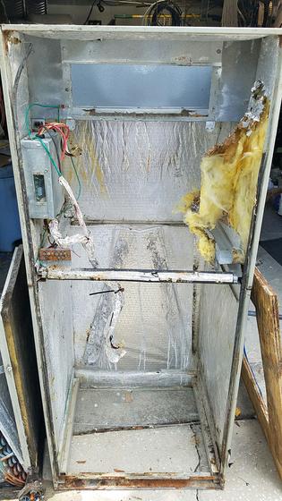 See the difference with Trane - Old Insulation